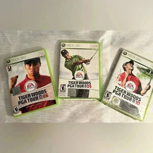 2/40$ Xbox 360 Tiger Woods Pro Your 6,9 And 10